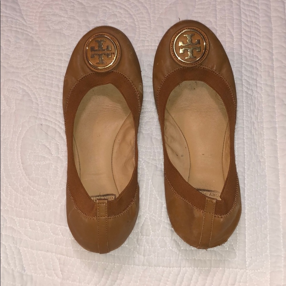 Tory Burch Brown Flats 8.5